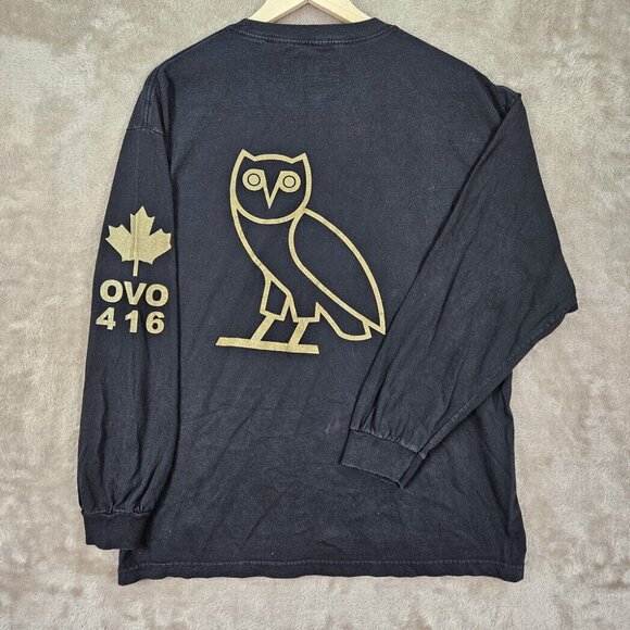 Octobers Very Own x Toronto Raptors 2014 Limited Edition OVO 416 Shirt Black - Picture 2 of 10